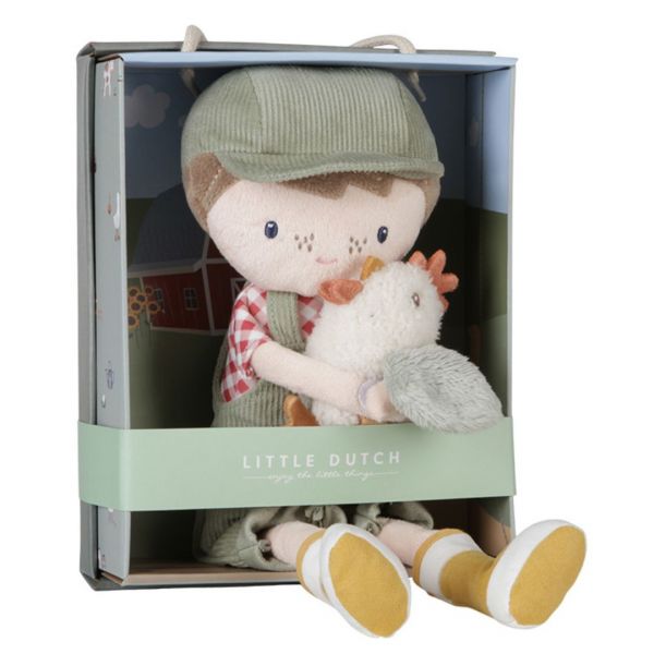 Bambola morbida Jim pollo 35 cm - Little Dutch