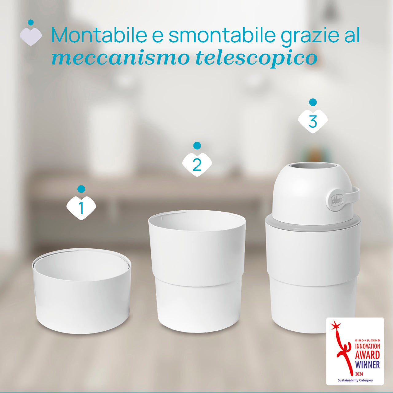 Odour OFF Mangiapannolini Telescopico