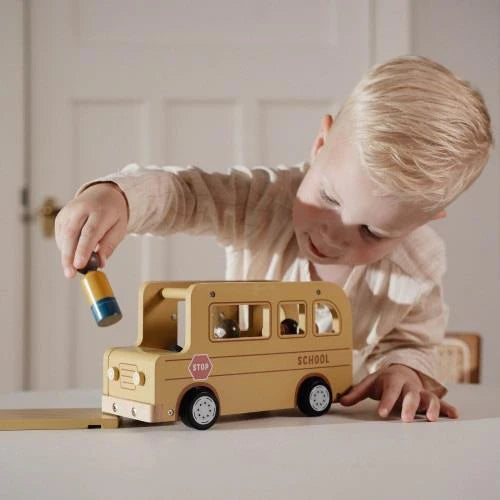 Scuola Bus con Personaggi - Little Dutch