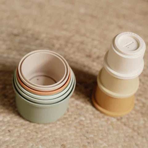 Tazze impilabili - Multicolore - Essentials - Little Dutch