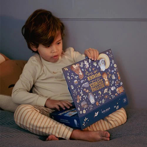 Torcia elettrica con proiettore di storie blu - Little Dutch
