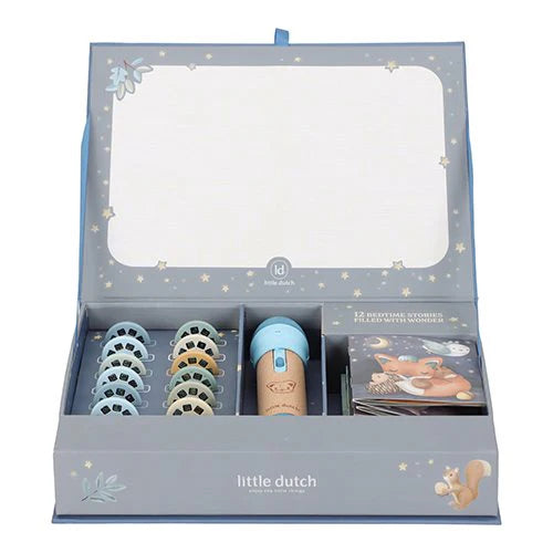 Torcia elettrica con proiettore di storie blu - Little Dutch