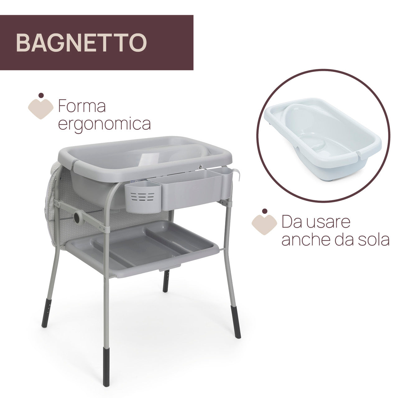 Vaschetta Bagnetto e Fasciatoio per Neonati - chicco