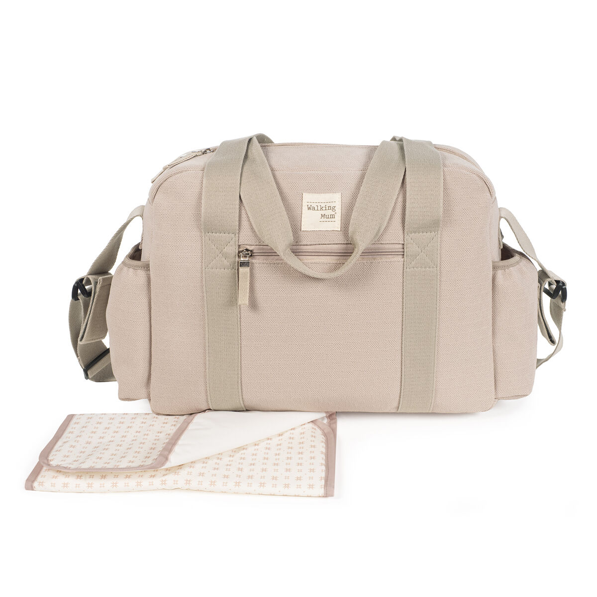 BORSA nascita FASCIATOIO ECO MUM APRICOT - Walking Mum