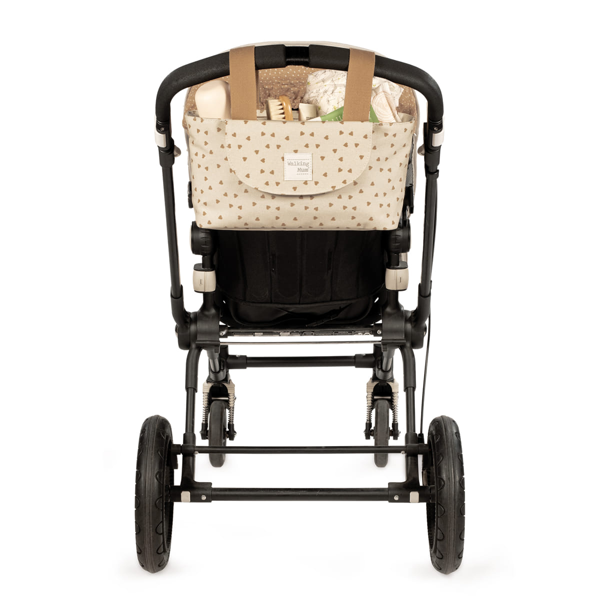 BORSA nascita ORGANIZZATRICE CUORI POPPY CANNELLA- walking mum