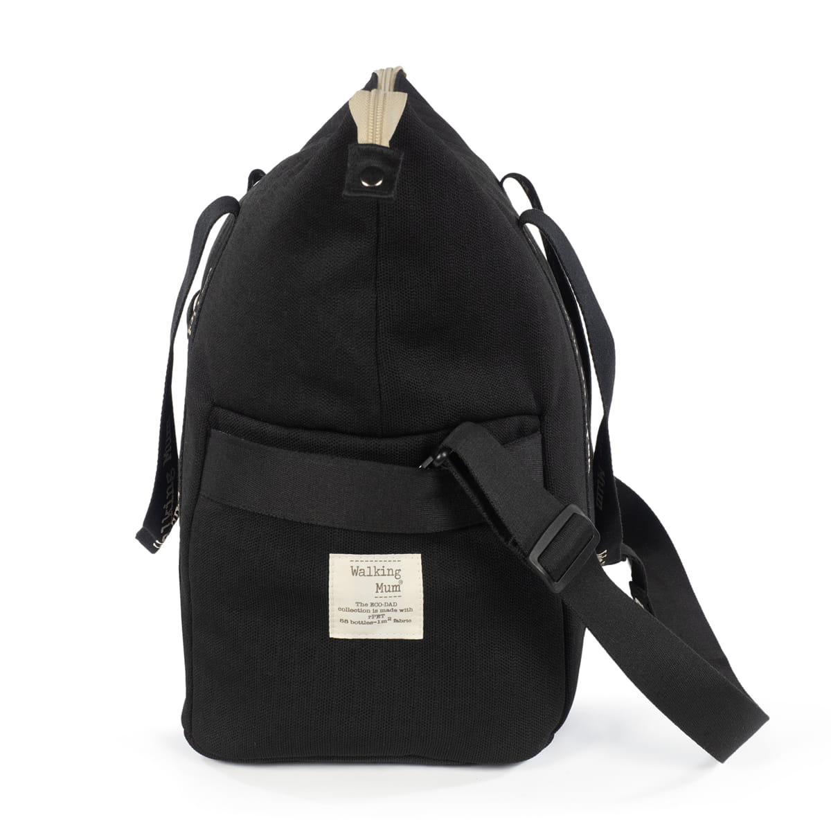 Borsa nascita XL nero ECO MUM - Walking mum