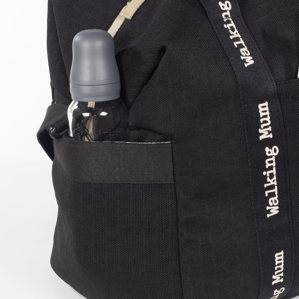 Borsa nascita XL nero ECO MUM - Walking mum