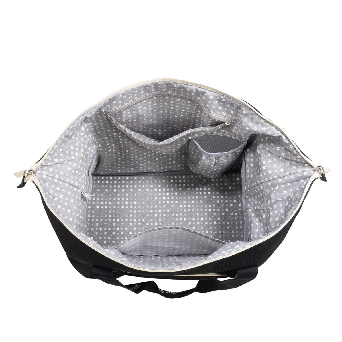 Borsa nascita XL nero ECO MUM - Walking mum