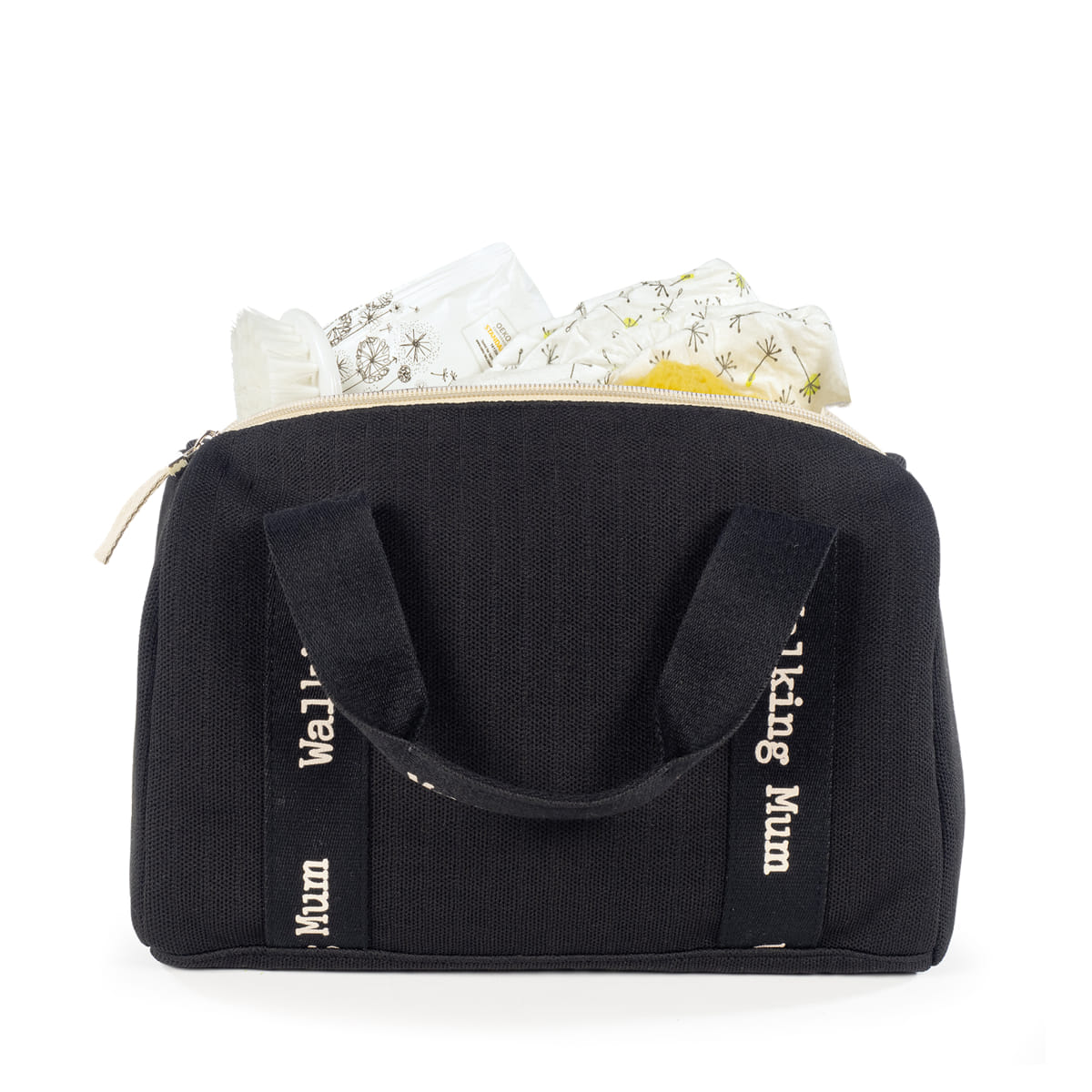 Borsa nascita mini nero ECO MUM - Walking mum