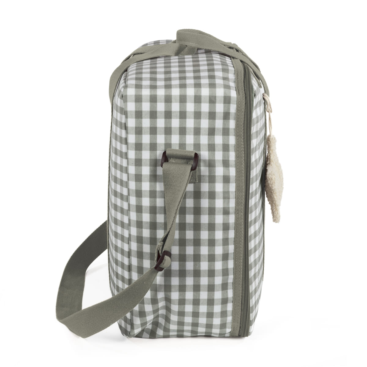 Valigia nascita CROSSBODY CAETANA stone - Verde walking mum