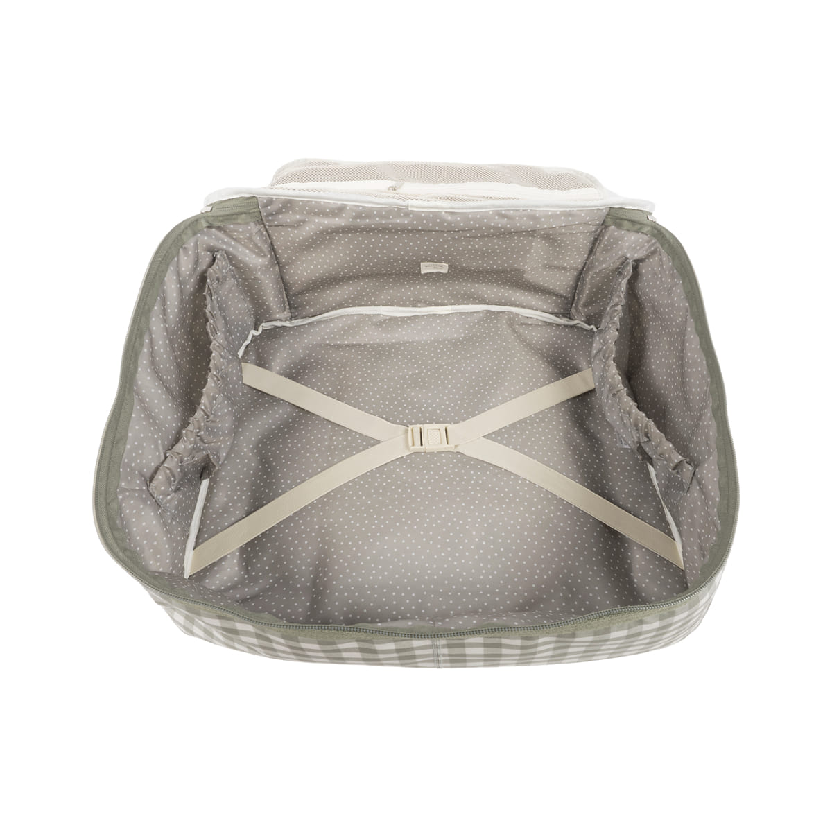 Valigia nascita CROSSBODY CAETANA stone - Verde walking mum