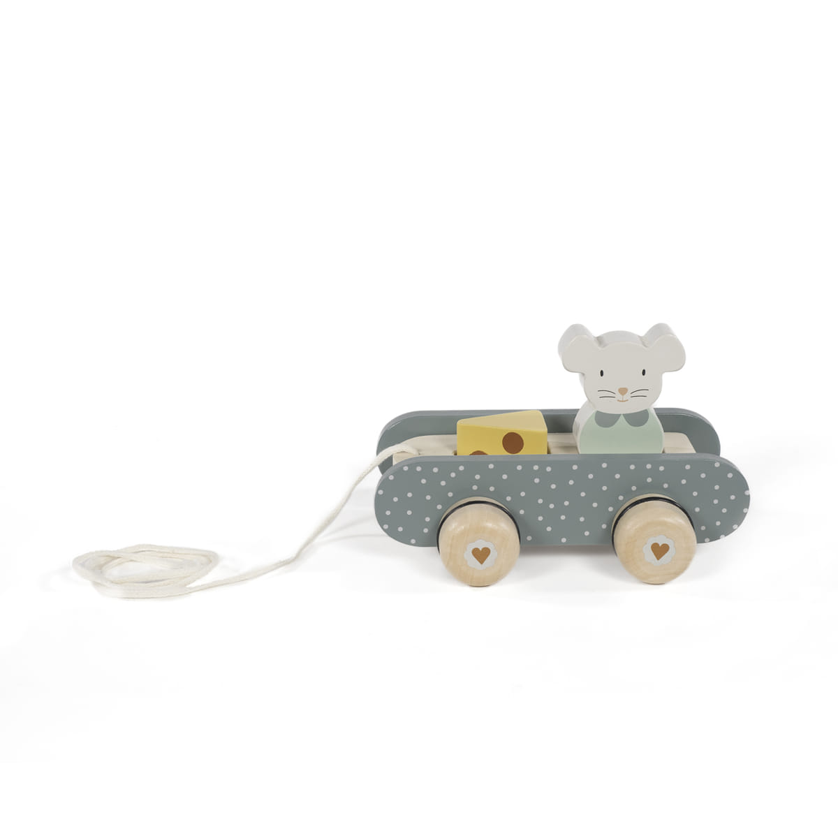 Lettino di Legno da Trainare - Walking Mum