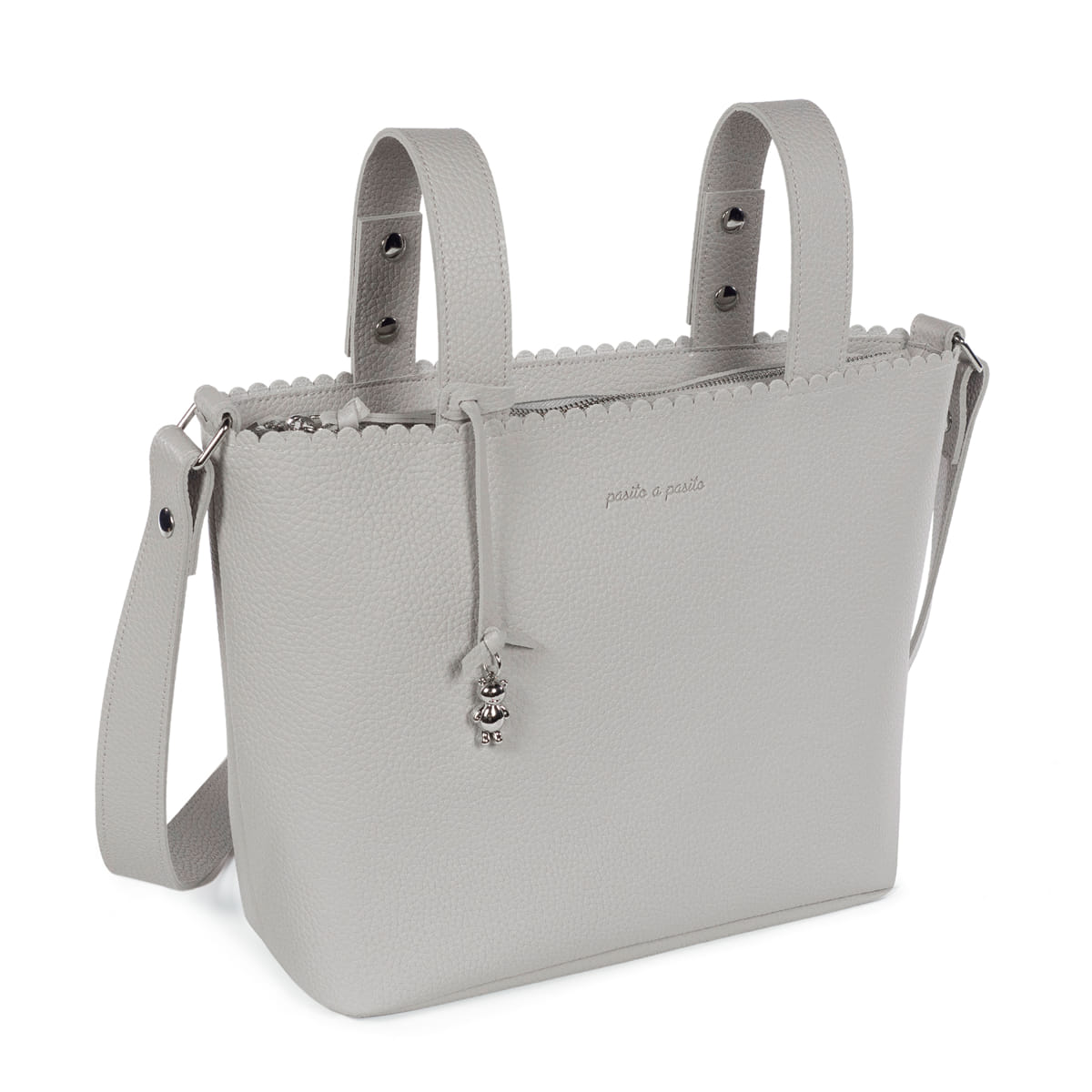 BORSA nascita CROSSBODY ICON grigio - Pasito a pasito