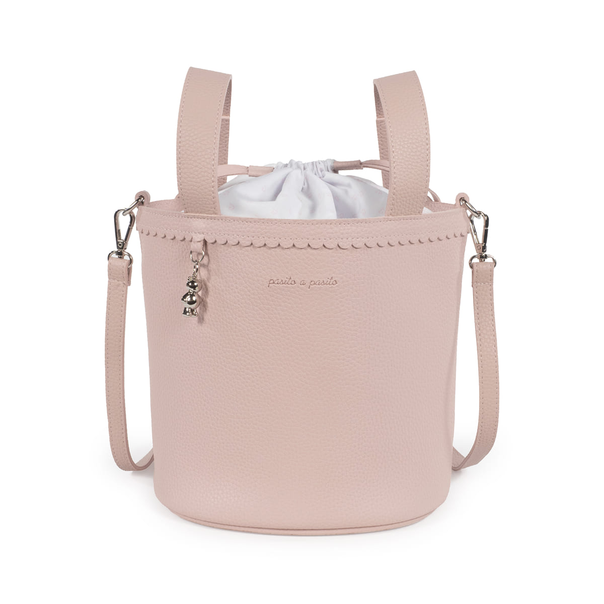 Borsa a secchiello Icon rosa - Pasito a Pasito