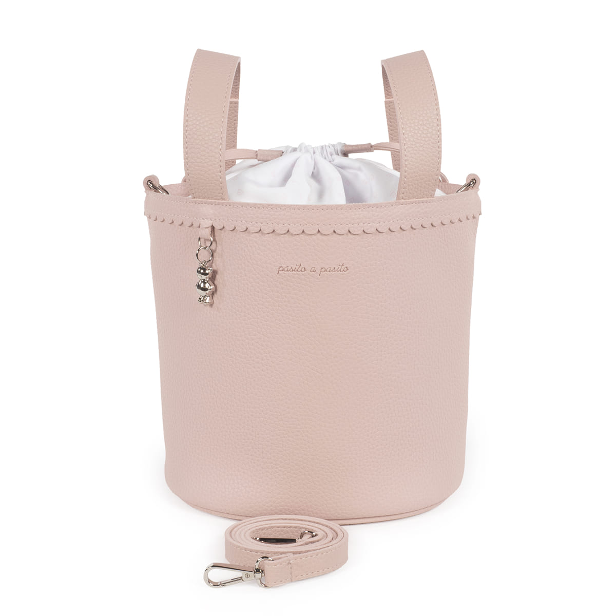 Borsa a secchiello Icon rosa - Pasito a Pasito