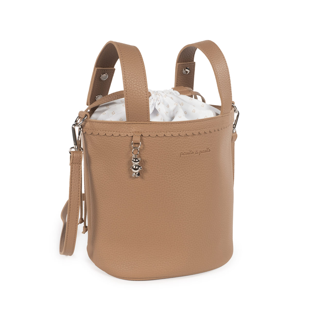 Borsa a secchiello Icon caramel - Pasito a Pasito