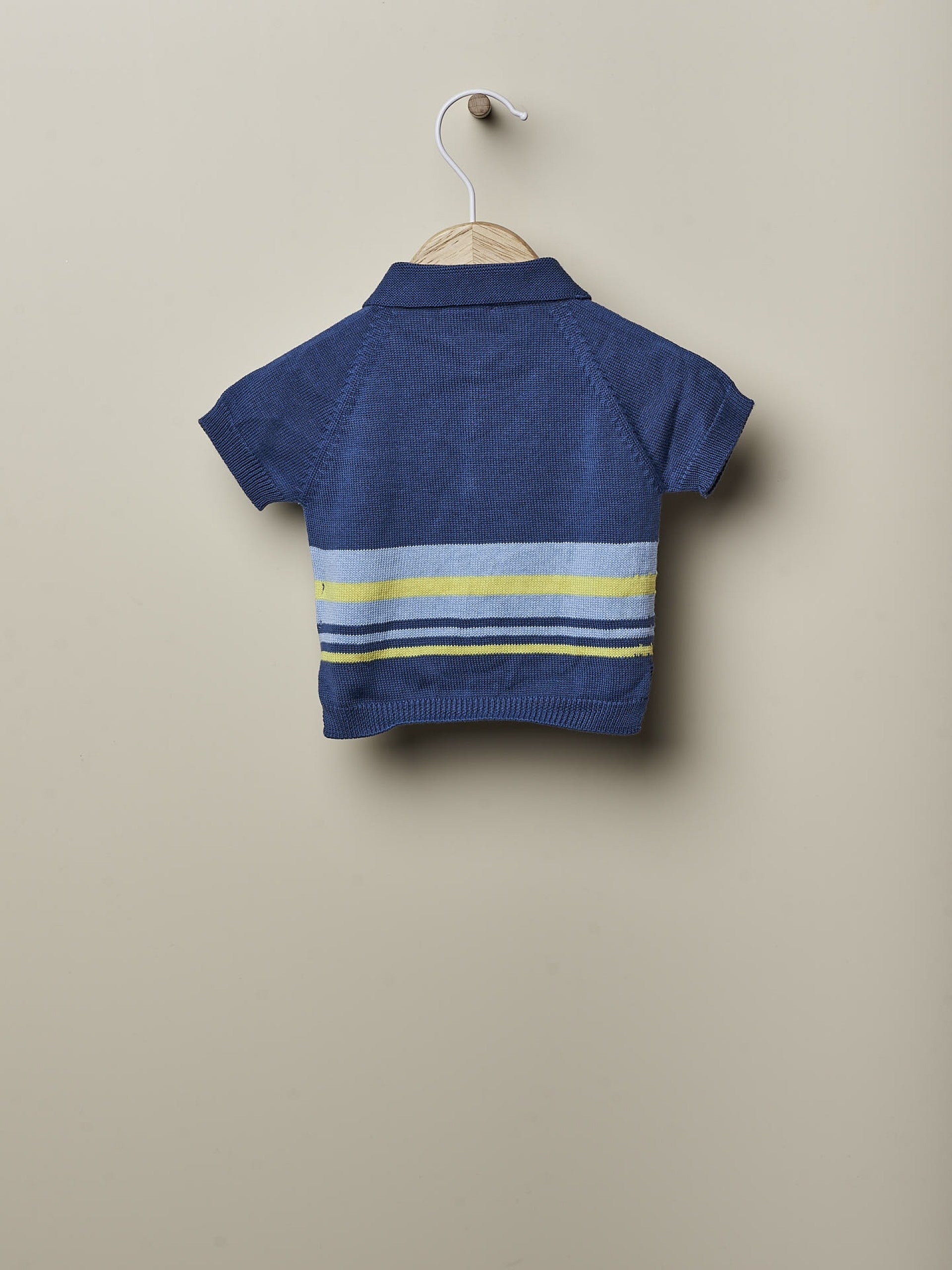Abitino bambino blu estivo Wedoble 2 pezzi - dalla 3 alla 9 Mesi