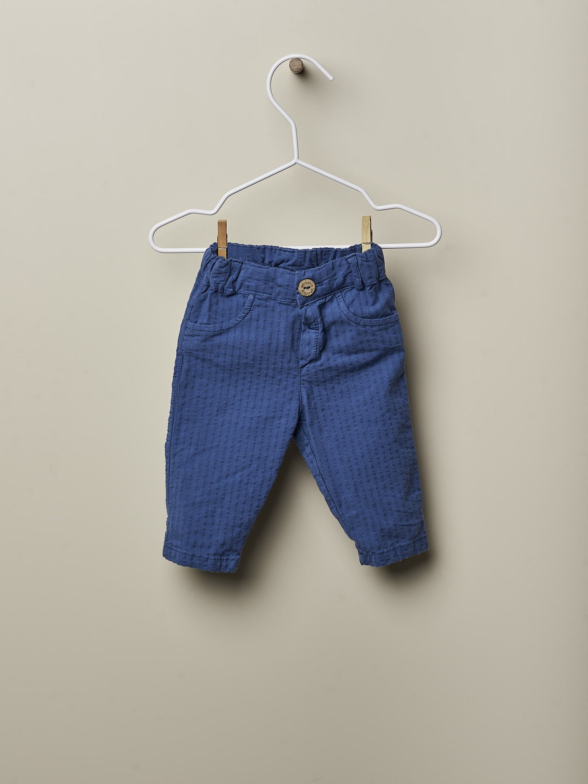 Abitino bambino blu estivo Wedoble 2 pezzi - dalla 3 alla 9 Mesi