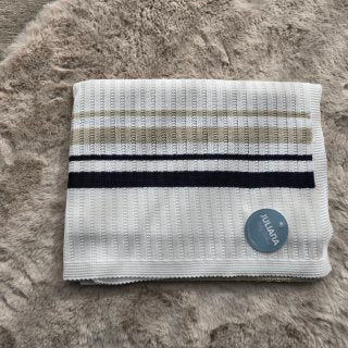 Completo 3 pezzi a righe blu e tortora - juliana