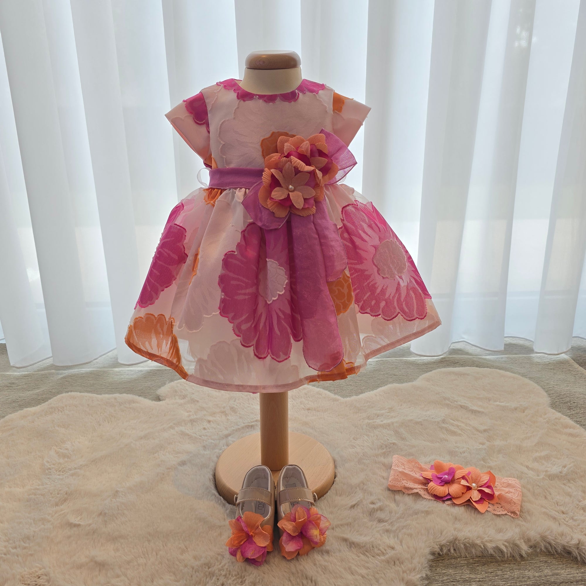 Vestito elegante floreale - Marlù