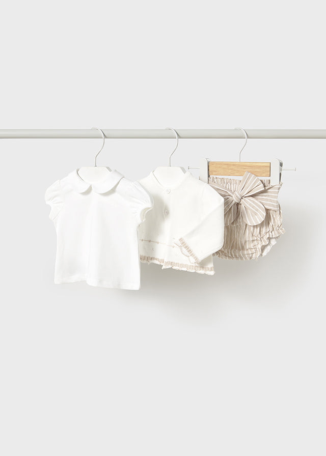 Coordinato Mayoral 3 pezzi beige