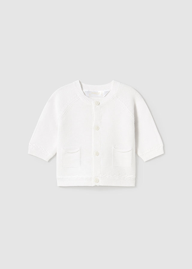Cardigan tricot bianco - majoral