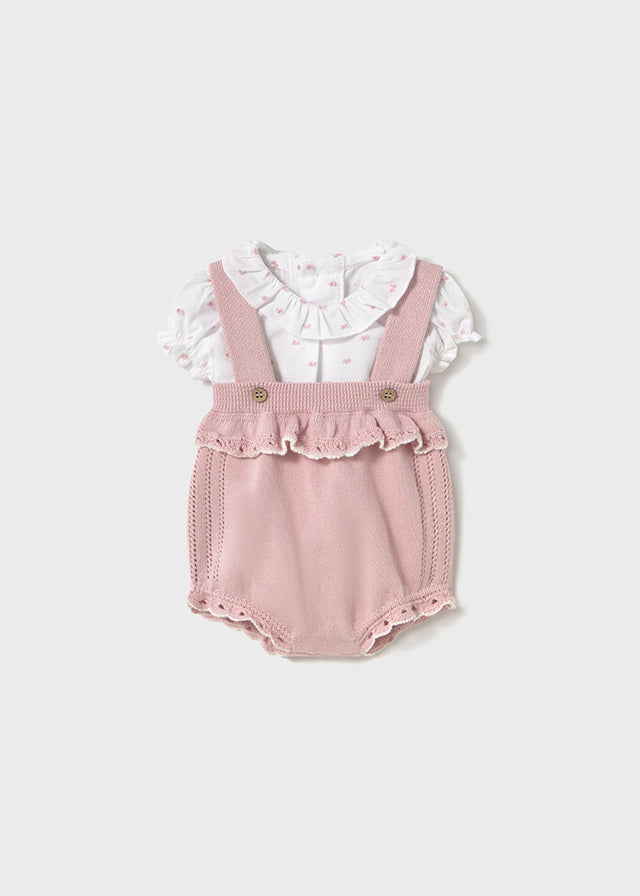 Completo Salopette Mayoral 2 pezzi – Rosa Antico