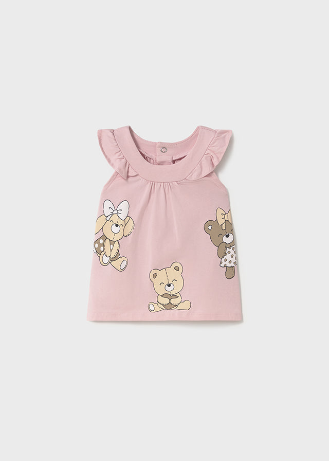 Vestitino rosa con orsetti - majoral