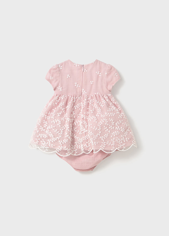 Vestito rosa con fiori - Majoral