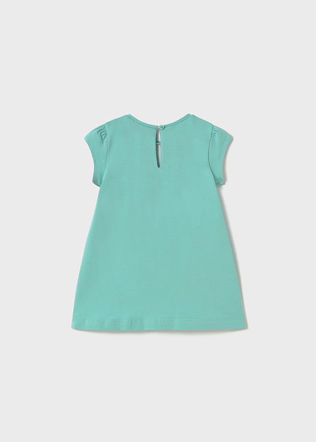 Vestito a righe con fiori - majoral