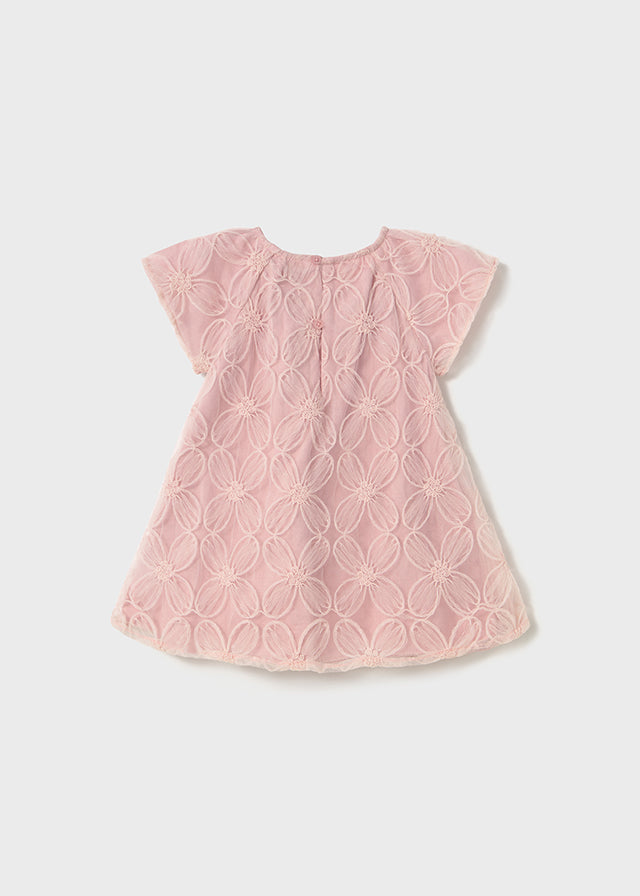 Vestito ricamato rosa - Mayoral