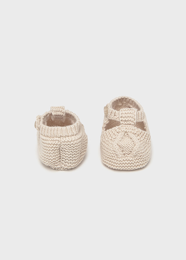 Coordinato Mayoral 3 pezzi in maglia lunga beige