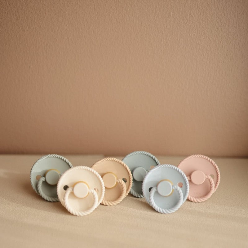 Ciucci FRIGG confezione da 2 - Dis. Rope Blu e Grigio scuro 0-6 Mesi e 6-18 mesi