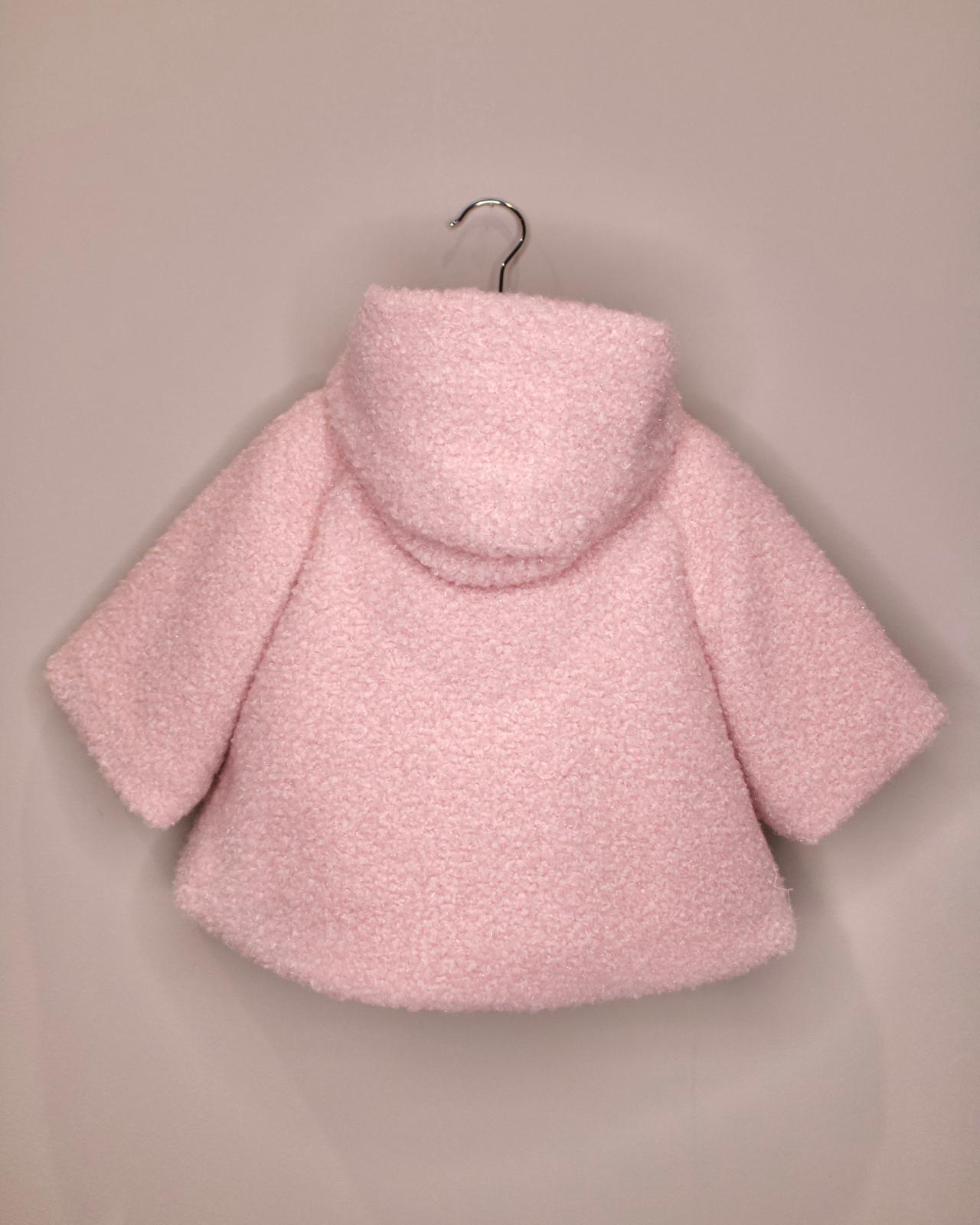 Cappotto Rosa con Cappuccio - Marlù