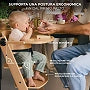 Seggiolone per la pappa ENOCK con sdraietta CALMEE - Kinderkraft