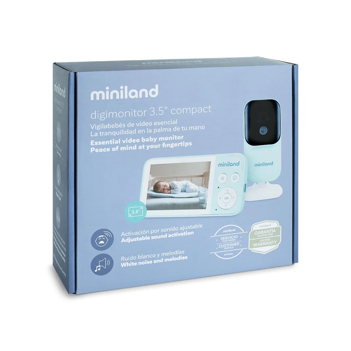Baby monitor compatto Digimonitor da 3,5"- Miniland