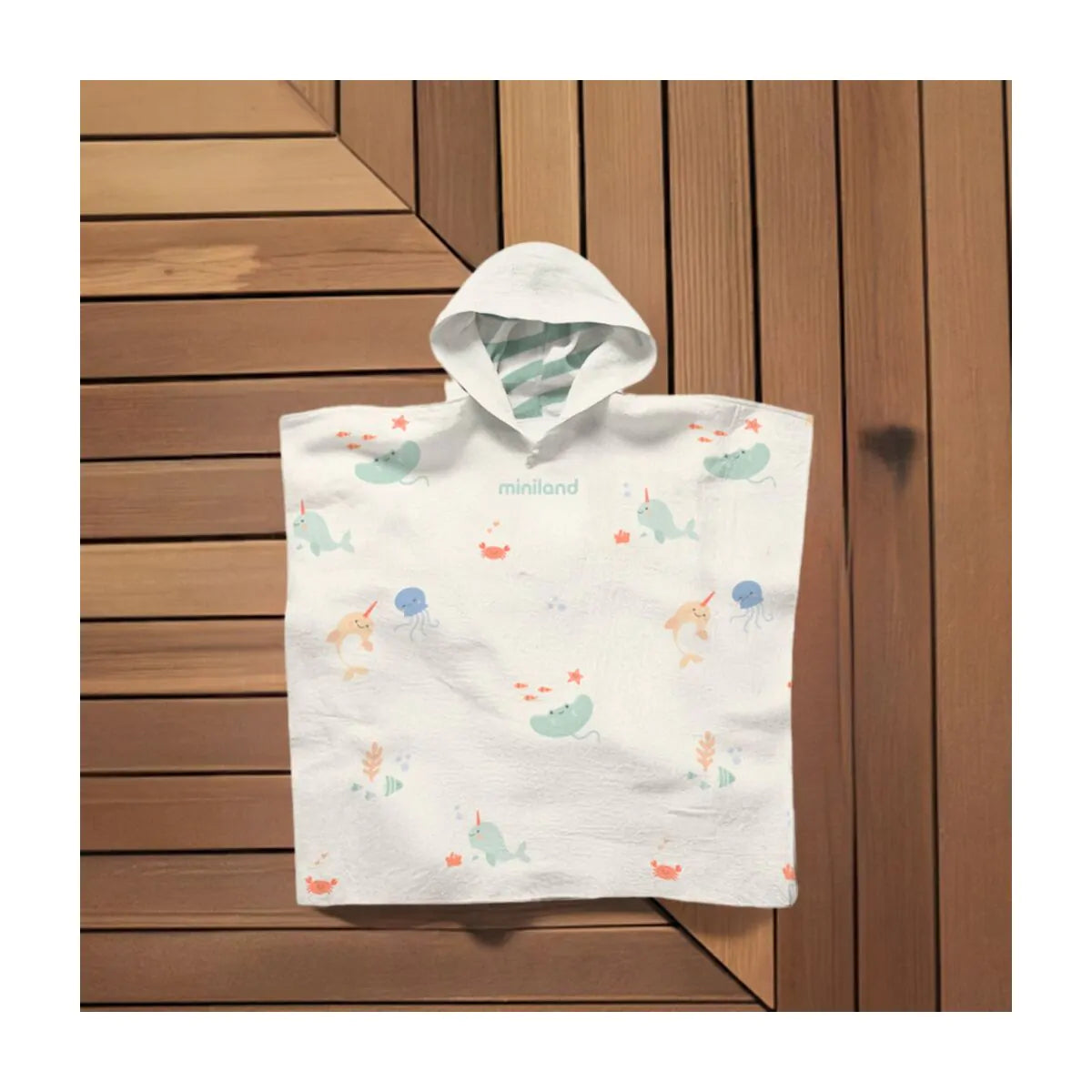 Poncho In 100 % Cotone - Miniland
