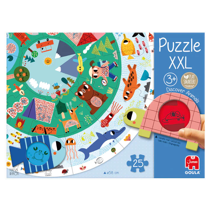 Puzzle XXL alla scoperta degli animali - Goula