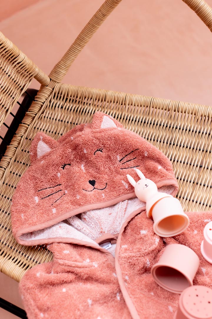 Asciugamano con cappuccio | 75x75cm - Mrs. Cat - Trixie
