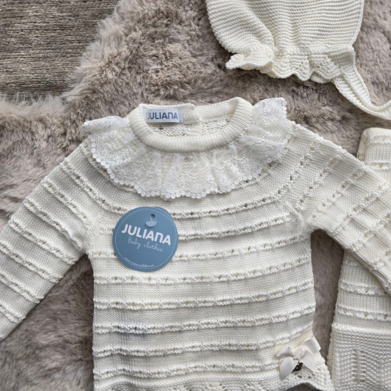 Completo 3 pezzi panna - juliana