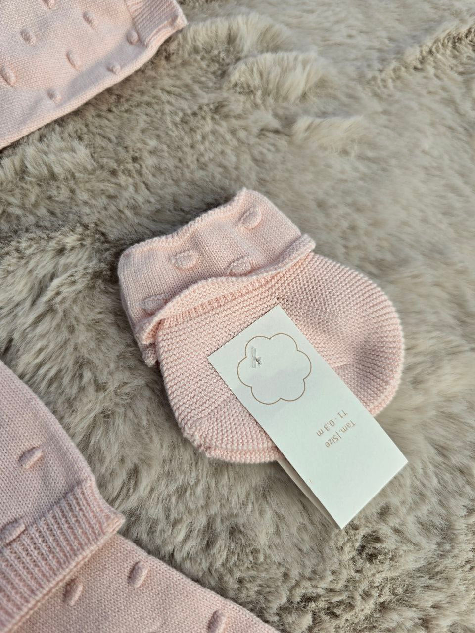 Coordinato nascita estivo Rosa con Pois 1 mese - Wedoble