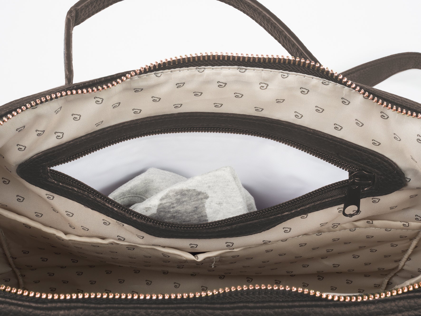 Borsa fasciatoio per passeggino modello LONDON Marrone — Pasito a pasito