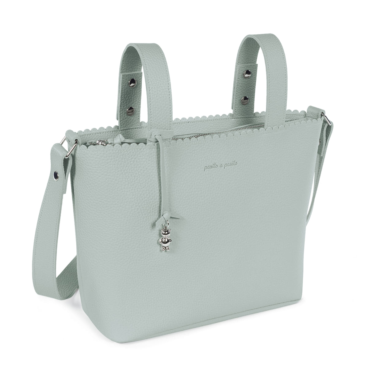 BORSA nascita CROSSBODY ICON verde - Pasito a pasito