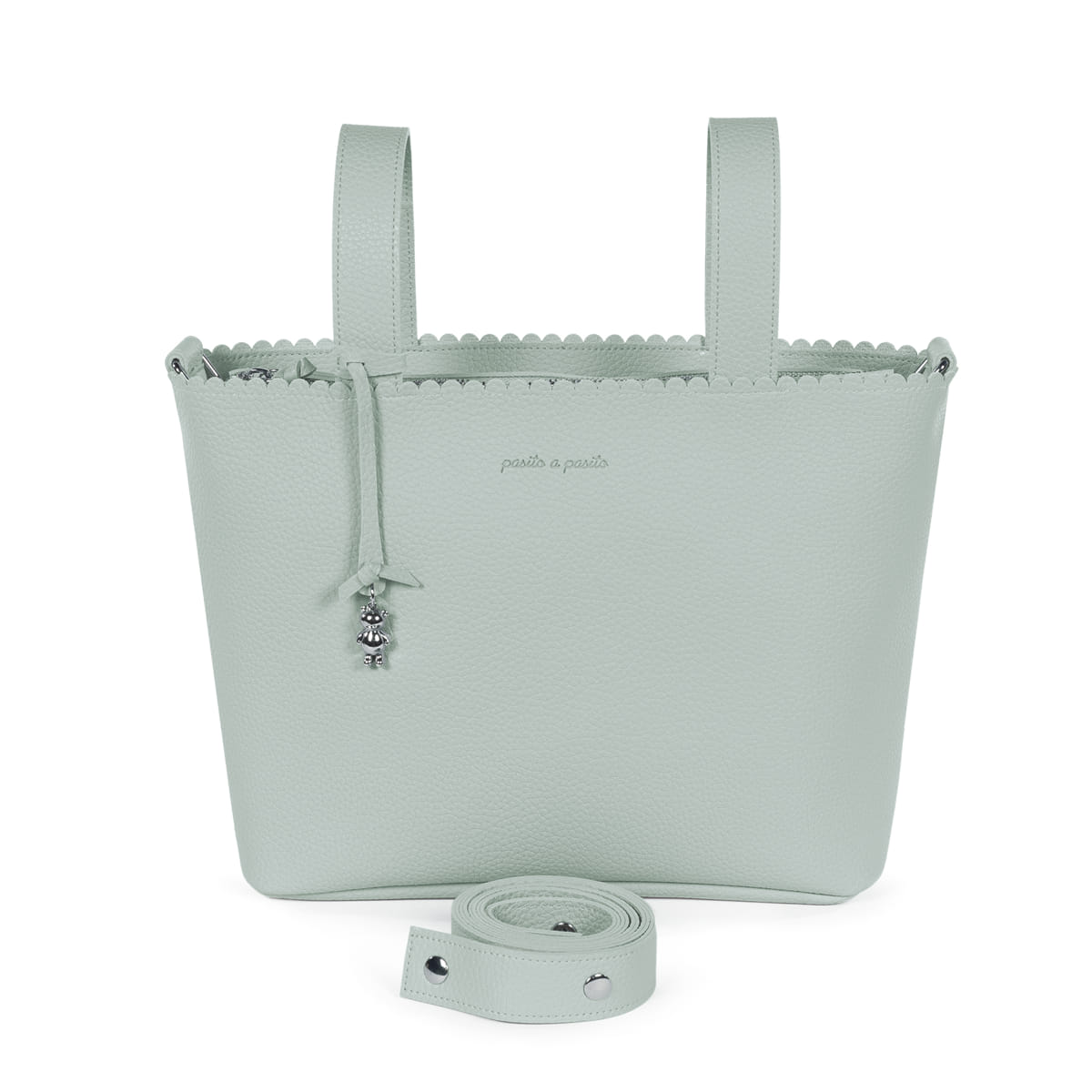 BORSA nascita CROSSBODY per passeggino ICON verde - Pasito a pasito