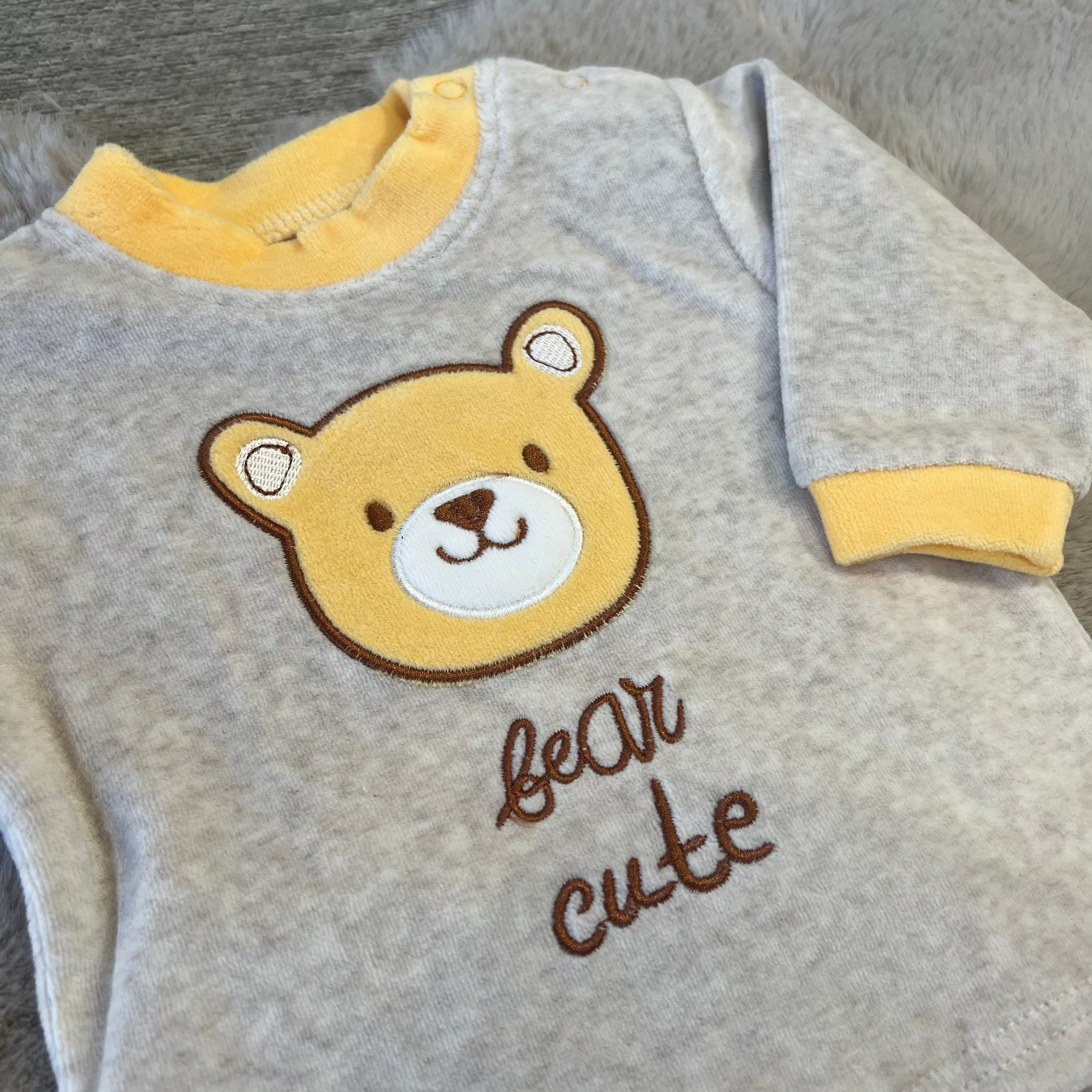 Completino in ciniglia 1 e 3 mesi - FS BABY
