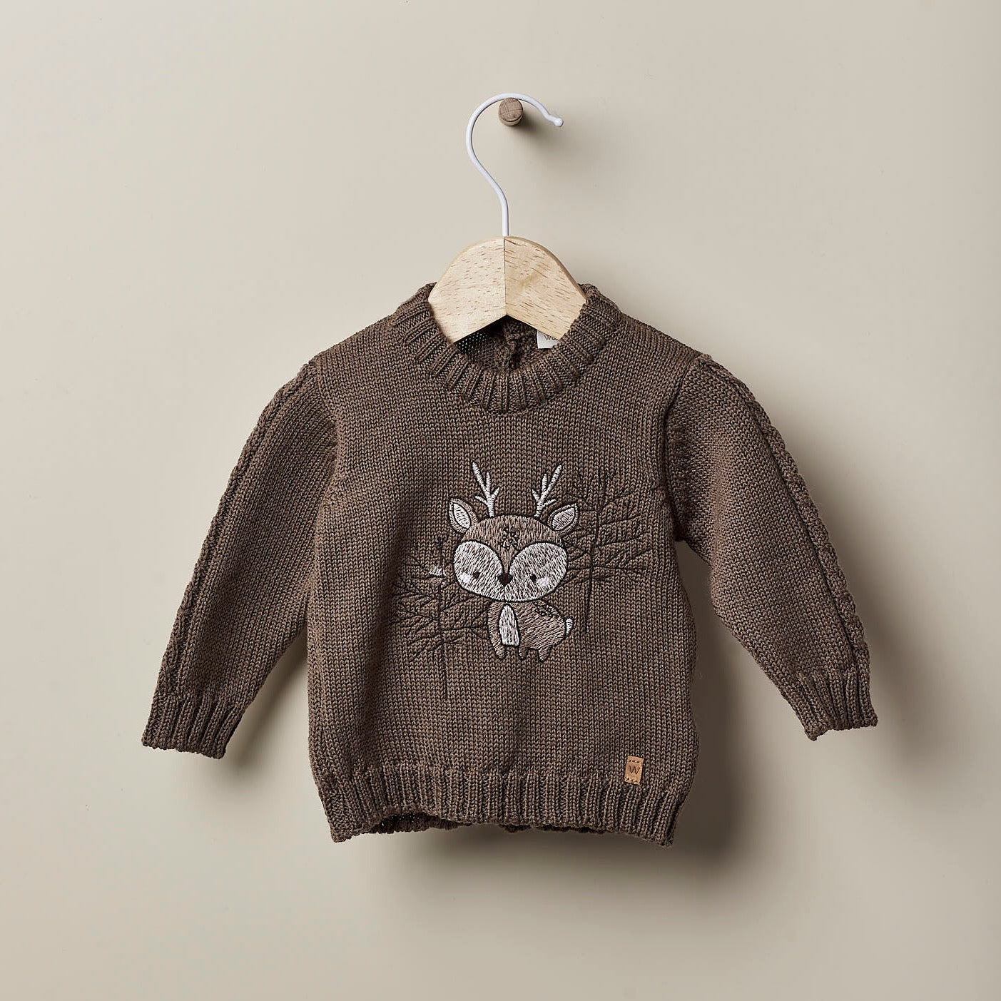 Completo Maglioncino con renna e pantalone dalla 3 alla 12 mesi - WEDOBLE