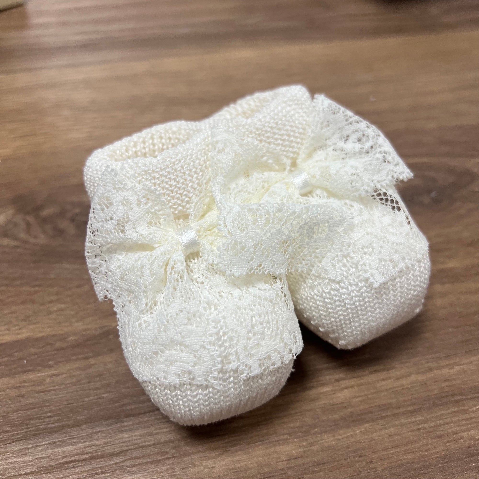Scarpette Bianche estive prima nascita in cotone