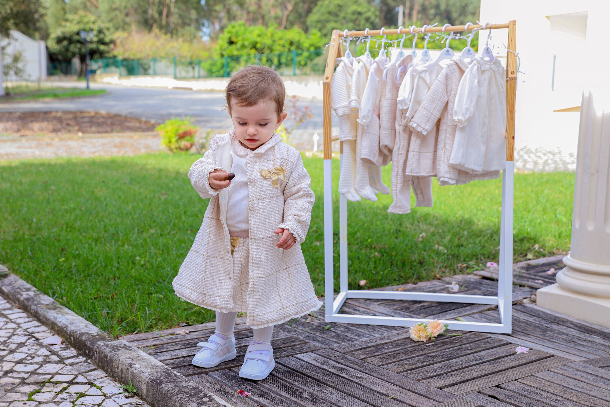 Completino Elegante con Fiocco - Dalla 3 alla 12 mesi - FS BABY
