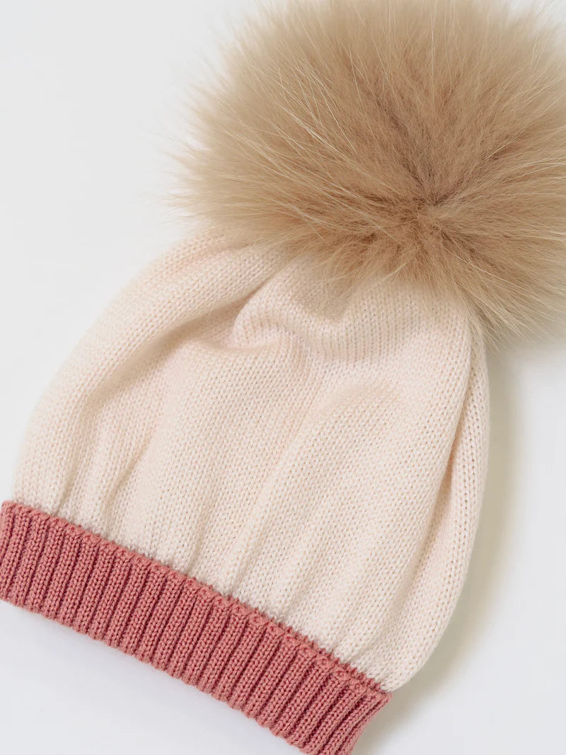 Cappello con ponpon - Marlù
