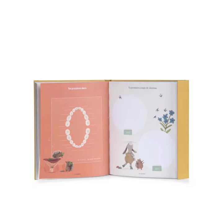 Libro della nascita coniglietto in italiano - Moulin Roty